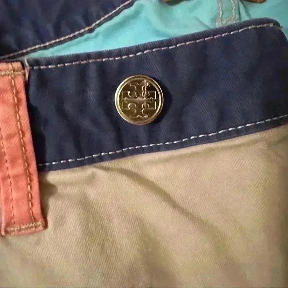 Tory Burch color block skinny pants women size 28 - Picture 4 of 11